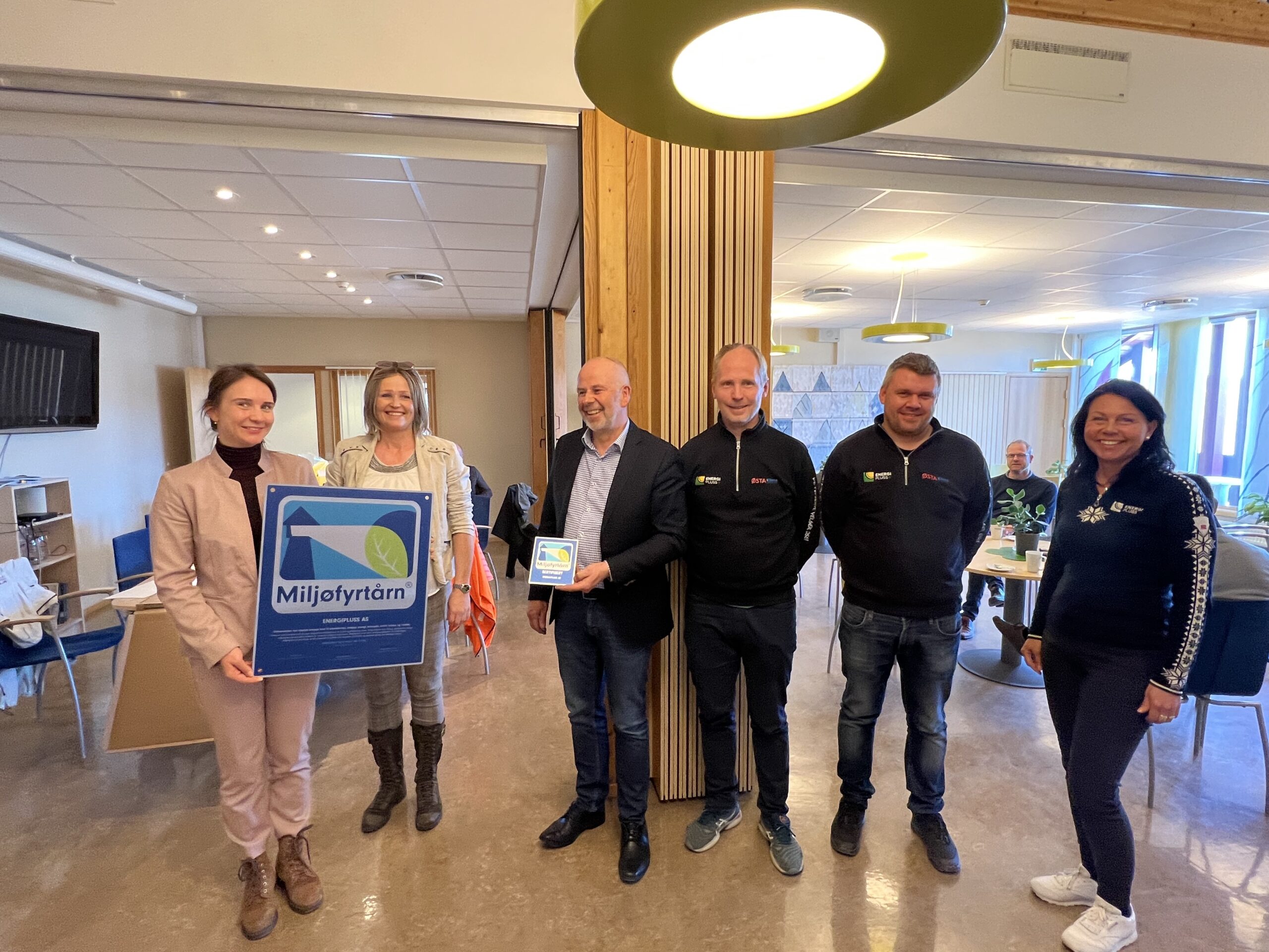 Energipluss ble Miljøfyrtårn - EnergiPluss